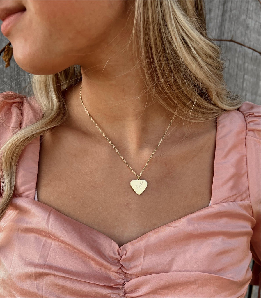 TS Heart Pendent (silver or gold)