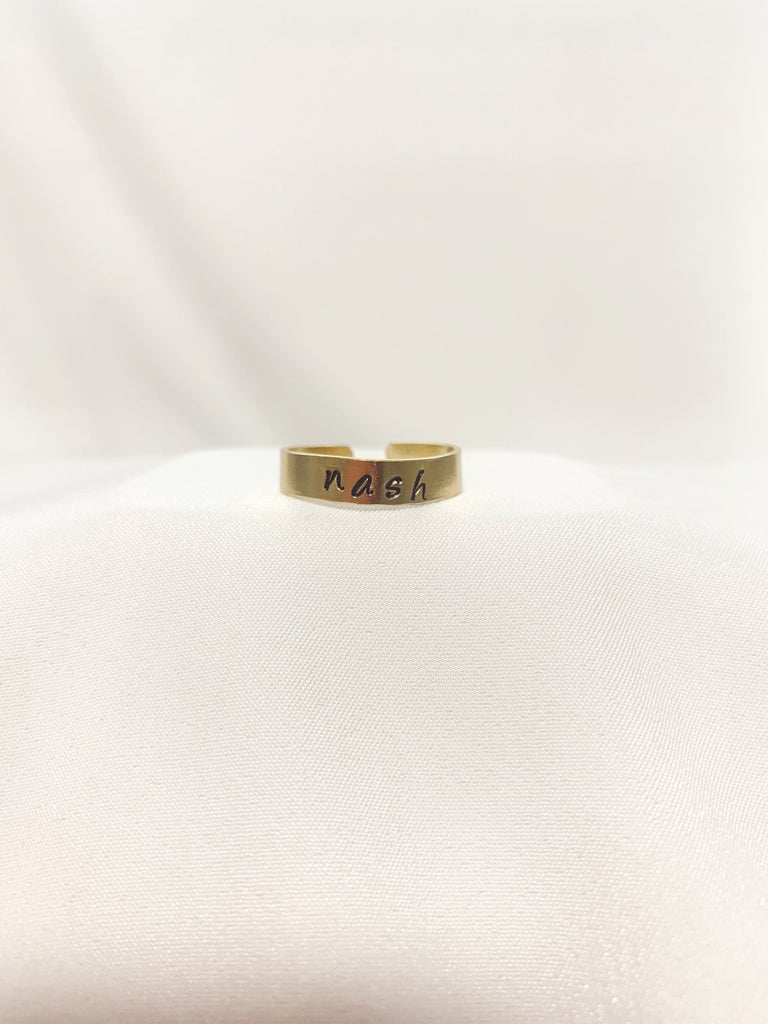 Custom Stamped Ring