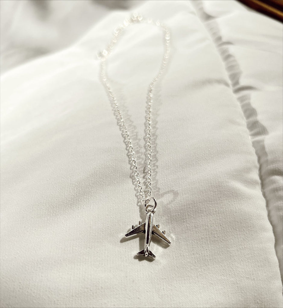 Labyrinth Plane Necklace 