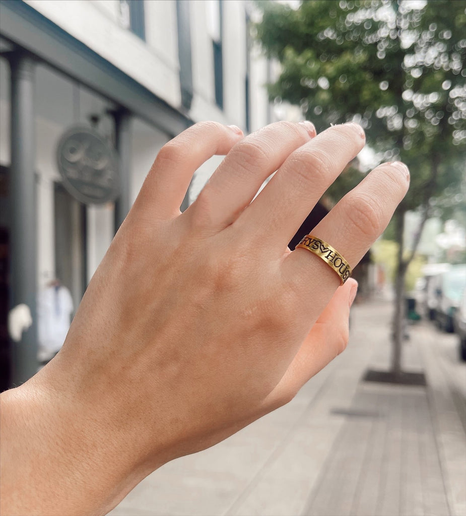 Harry's House Stamped Ring 