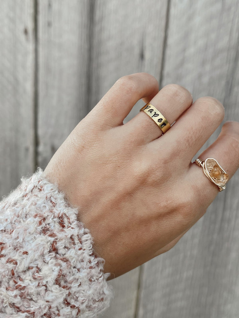 C C Designer Inspired Ring - 14K Yellow Gold – Marie's Jewelry Store